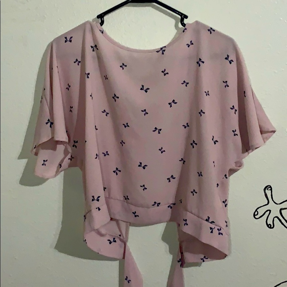 Pink blouse